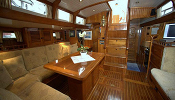 Interior Cabin Boat Detailing
